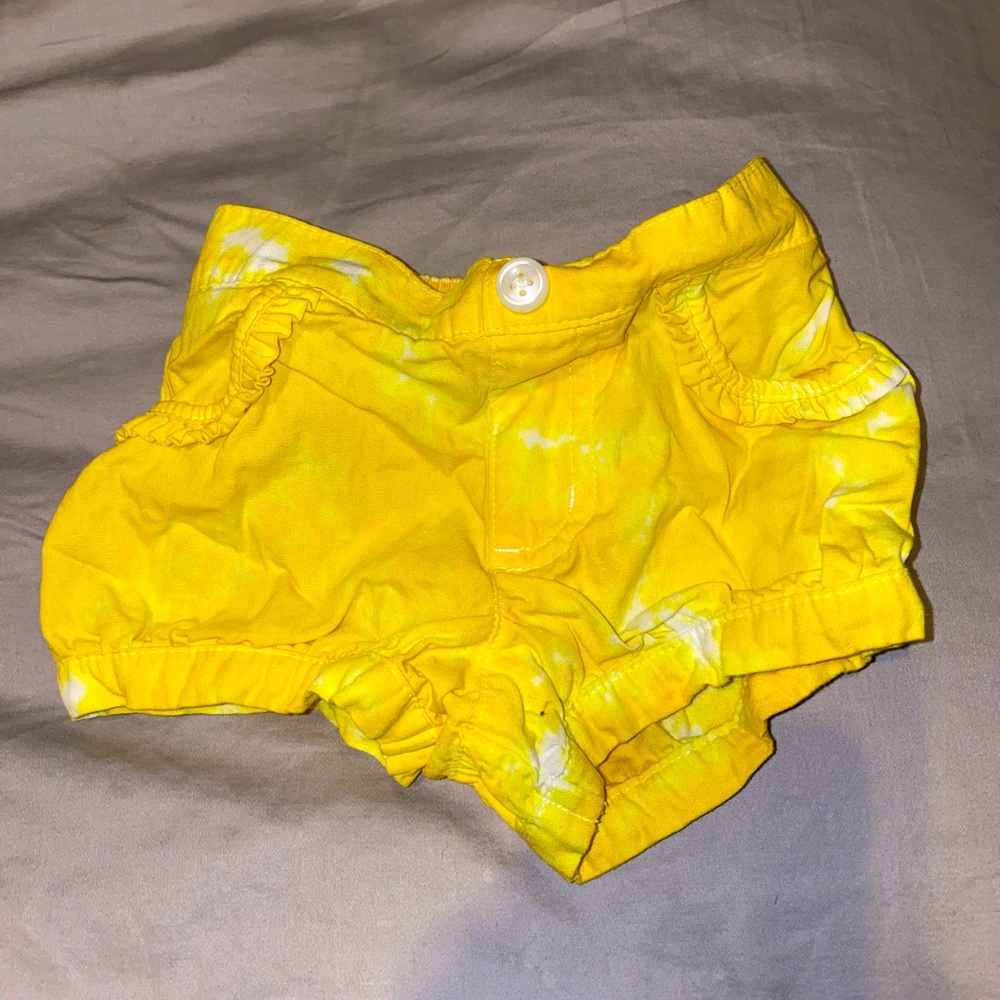 Yellow shorts
